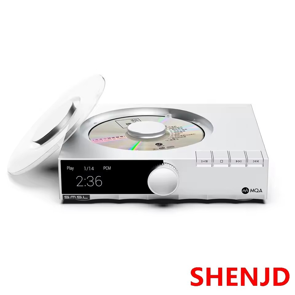 SMSL PL200T CD Player MQA-CD Digital Turntable Support Clock Input USB Interface