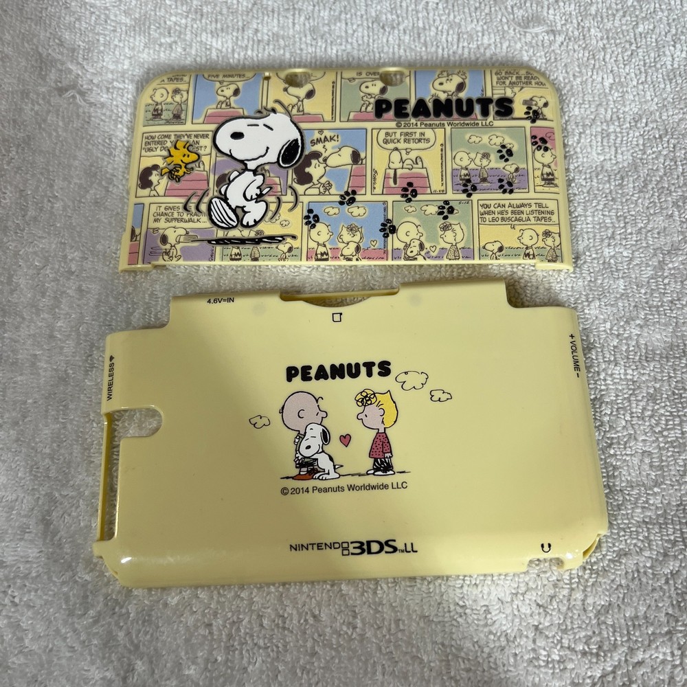 Nintendo 3DS LL Cover Skin Case Peanuts Comic Panel Print