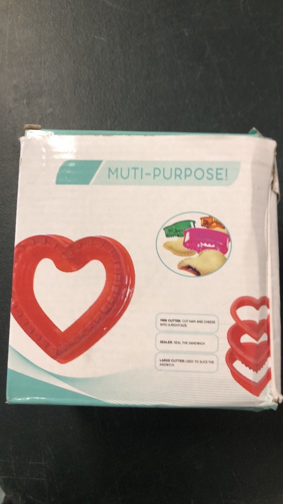 Multipurpose, Three Piece Sandwich, Cutter, And Sealer ￼