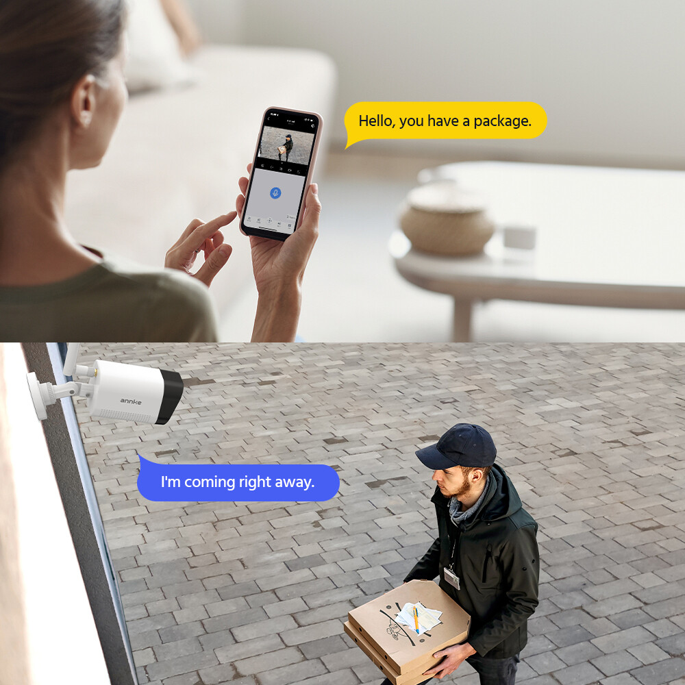 ANNKE 4K Wireless Security Camera System 16CH NVR Two Way Audio Human Detection