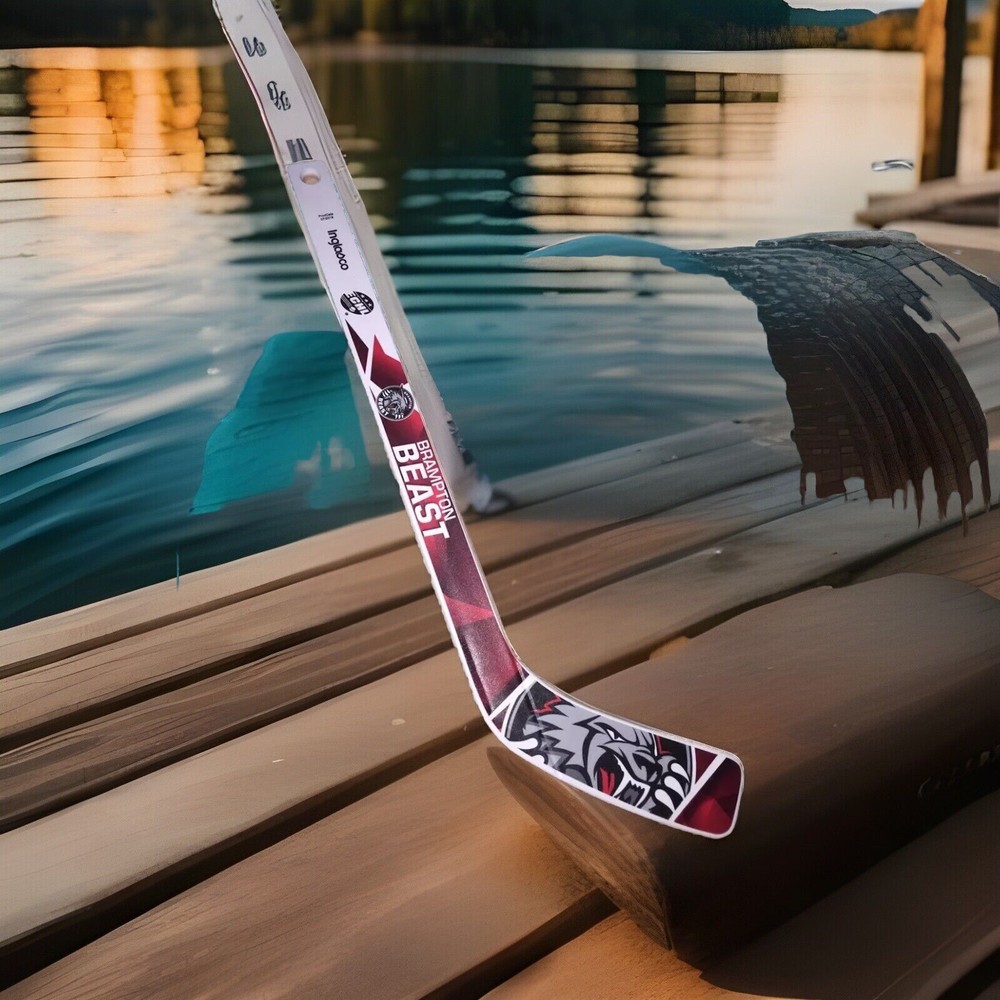 New ECHL  Brampton Beast MINI HOCKEY  STICK