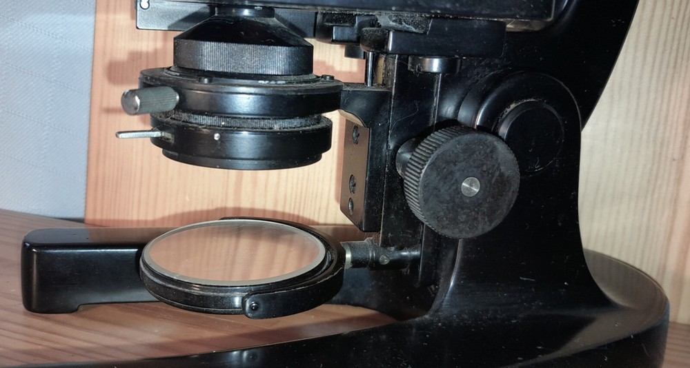 Vintage GRAF APSCO Microscope West Germany