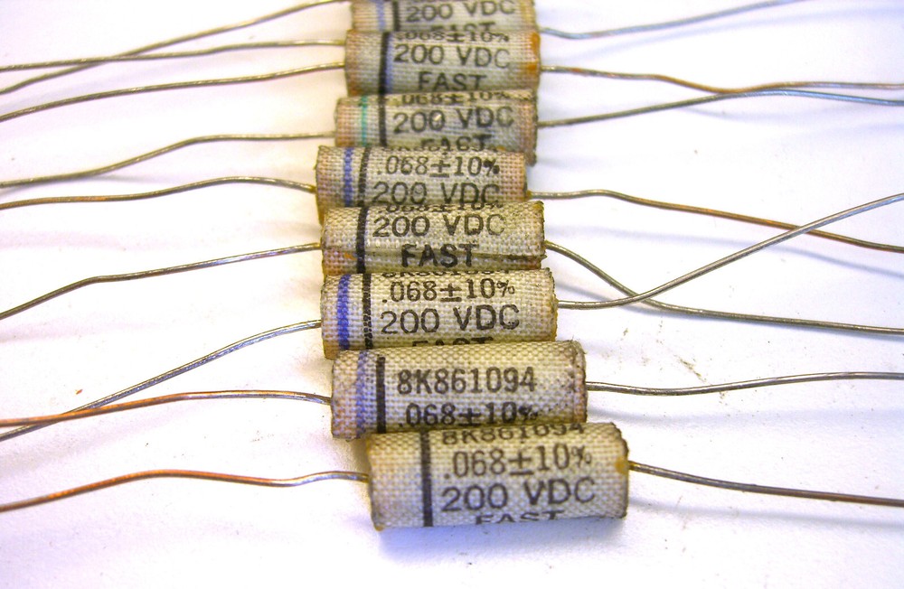 20 NOS Fast Capacitors .068 uf @ 200 v