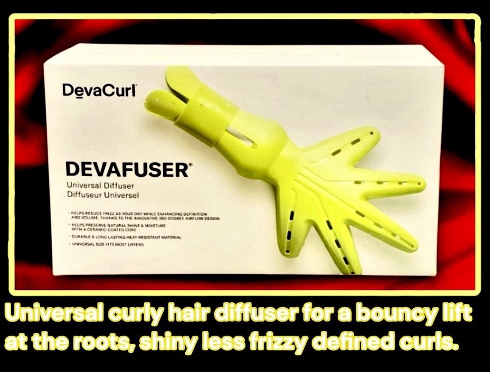 2 PACK DevaCurl DevaFuser Attachment Universal Curly Hair Dryer Diffuser