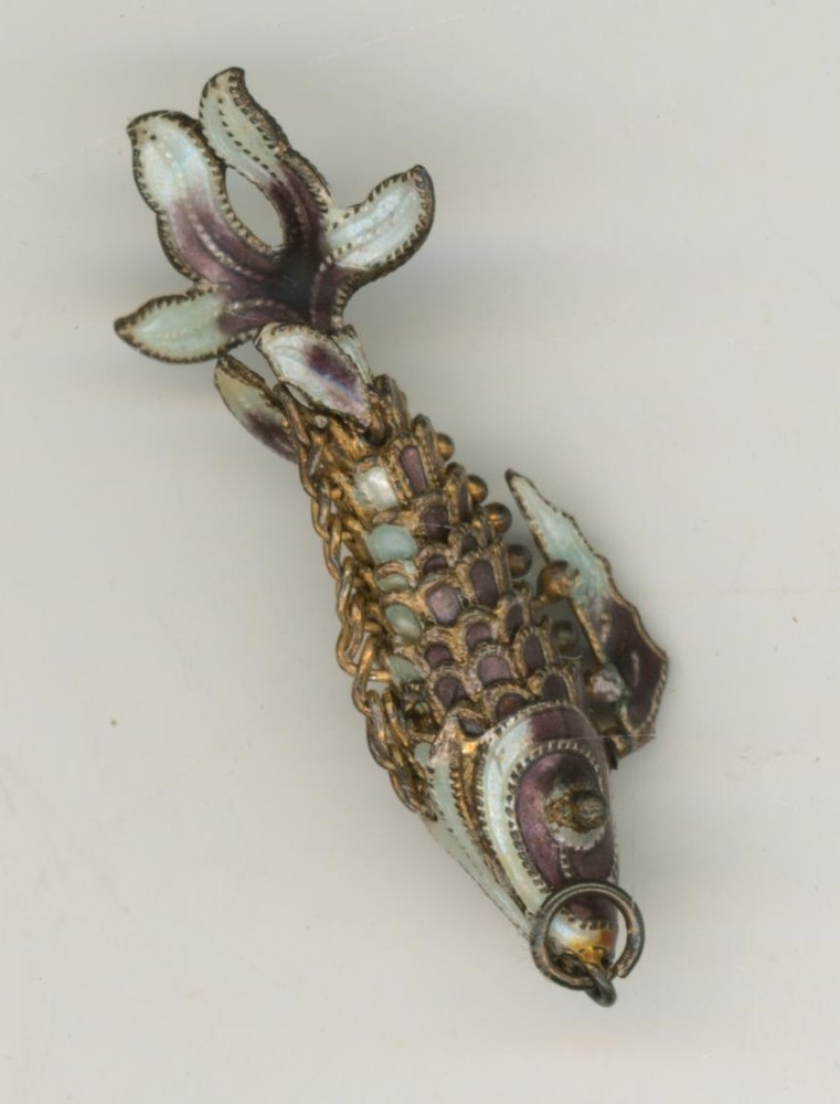 Judaica Holy Small Metal Fish.