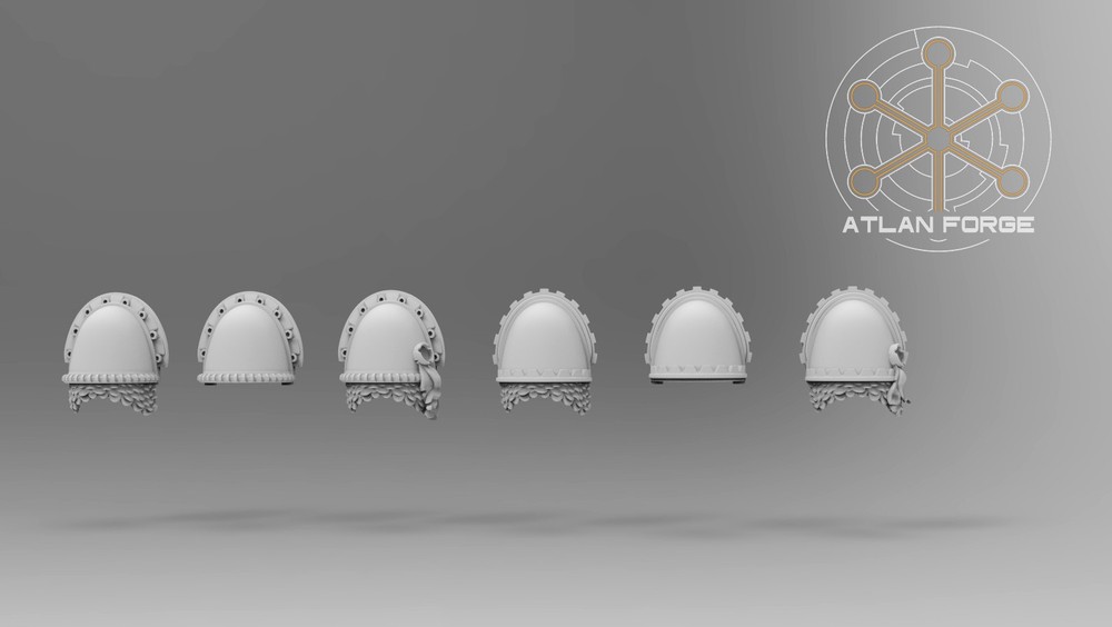 KNIGHTS TEMPLAR PURGATORS SHOULDER PADS