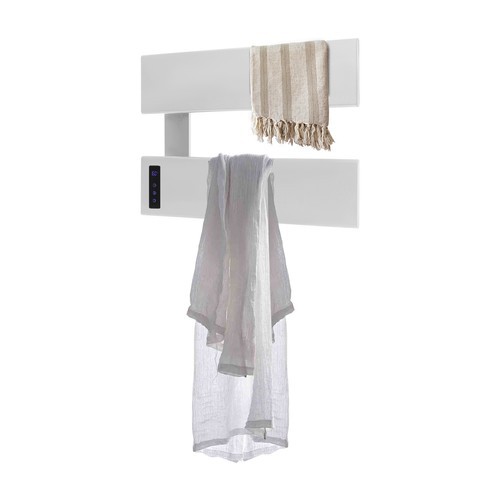 Electric Towel Rack, Wall-Mounted Heater with Adjustable Timer & Temperature