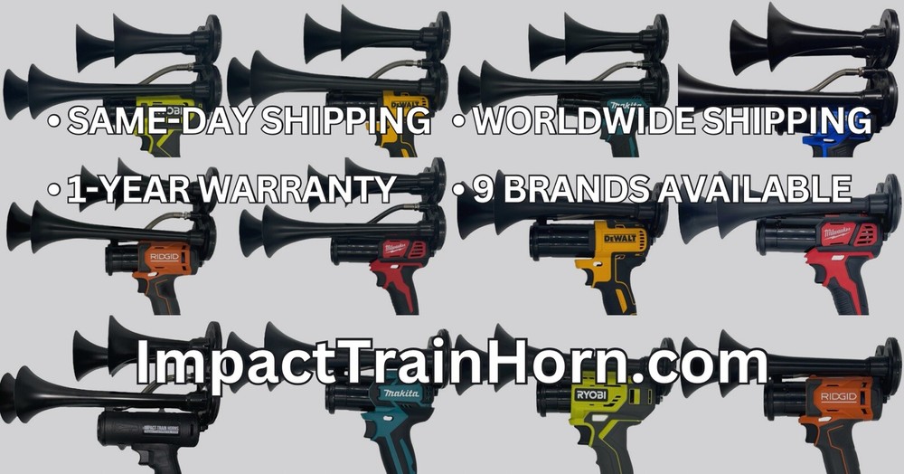 Milwaukee Impact Drill Train Horn With Remote Control