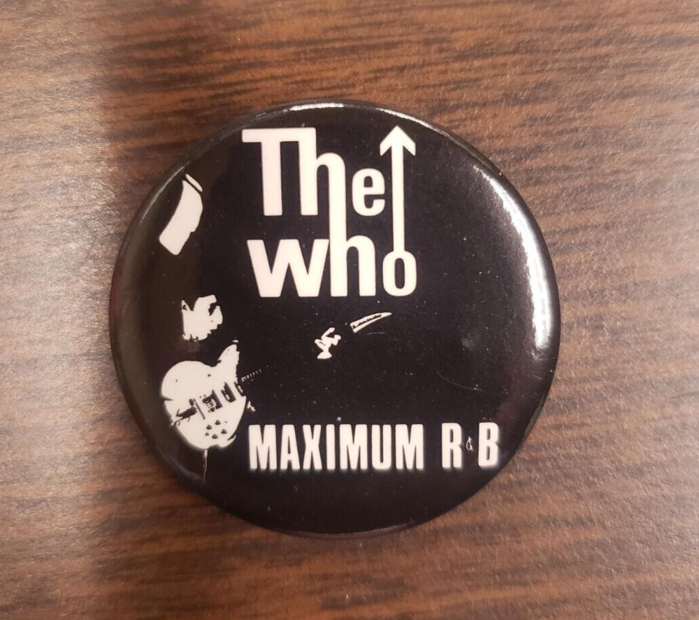 The Who Vintage Pinback Button by Button Up - Excellent Condition.