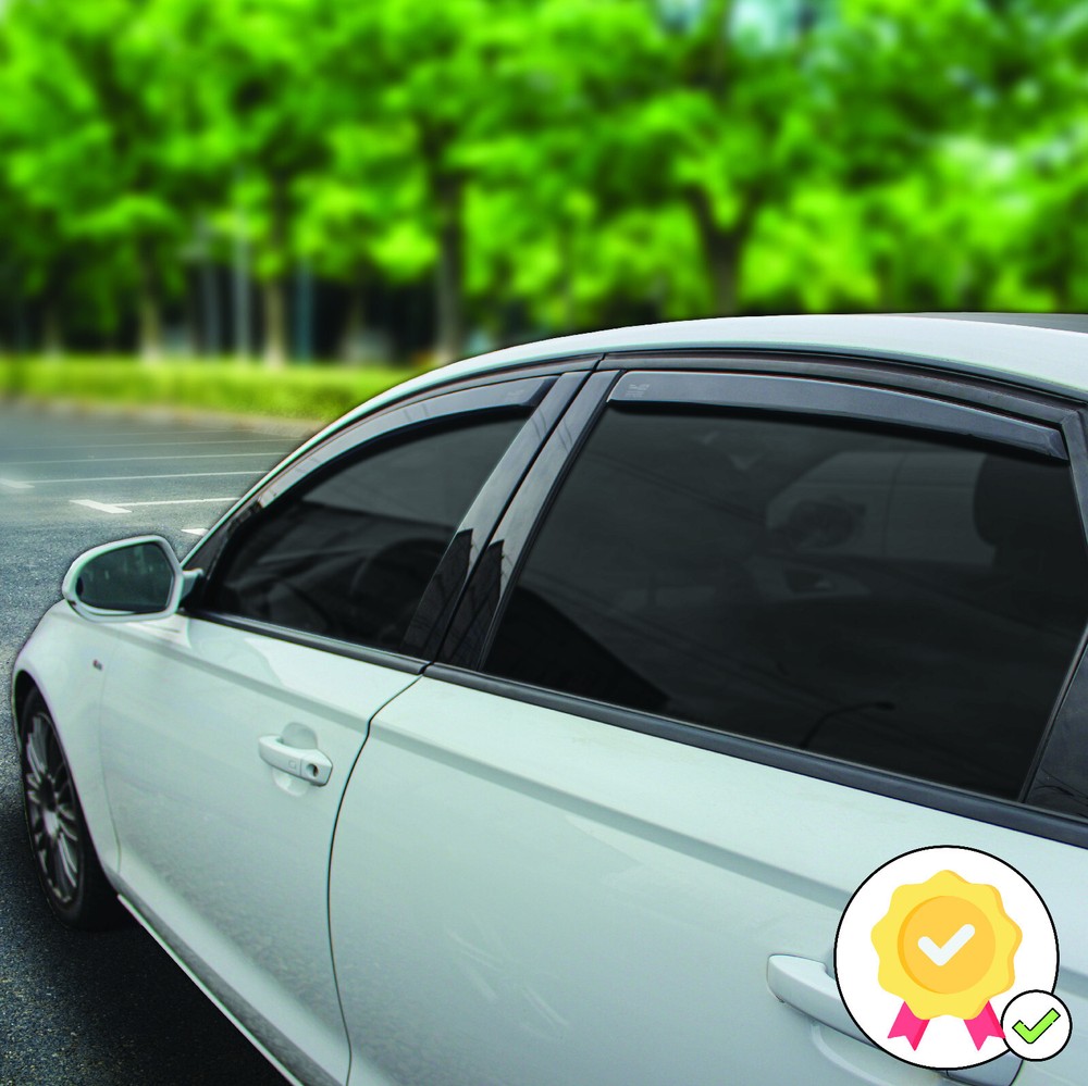 In Channel for Honda Element 2003-11 front wind deflectors sun visor rain guard