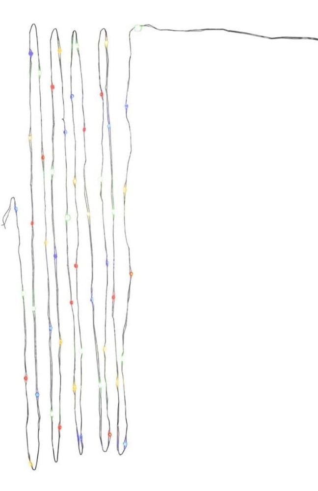 Kurt S. Adler BAT0301M String Lights, Multicolor