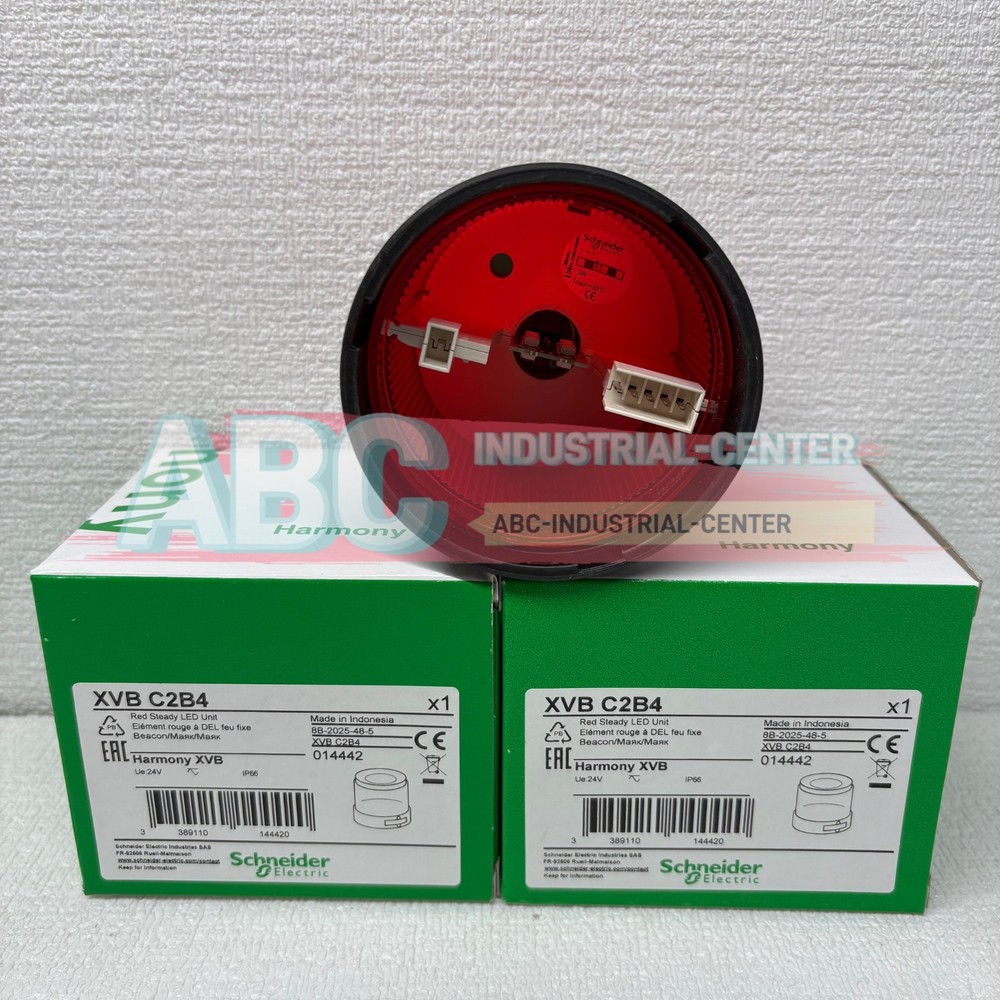 1PCS New Schneider XVB C2B4 Red warning light#