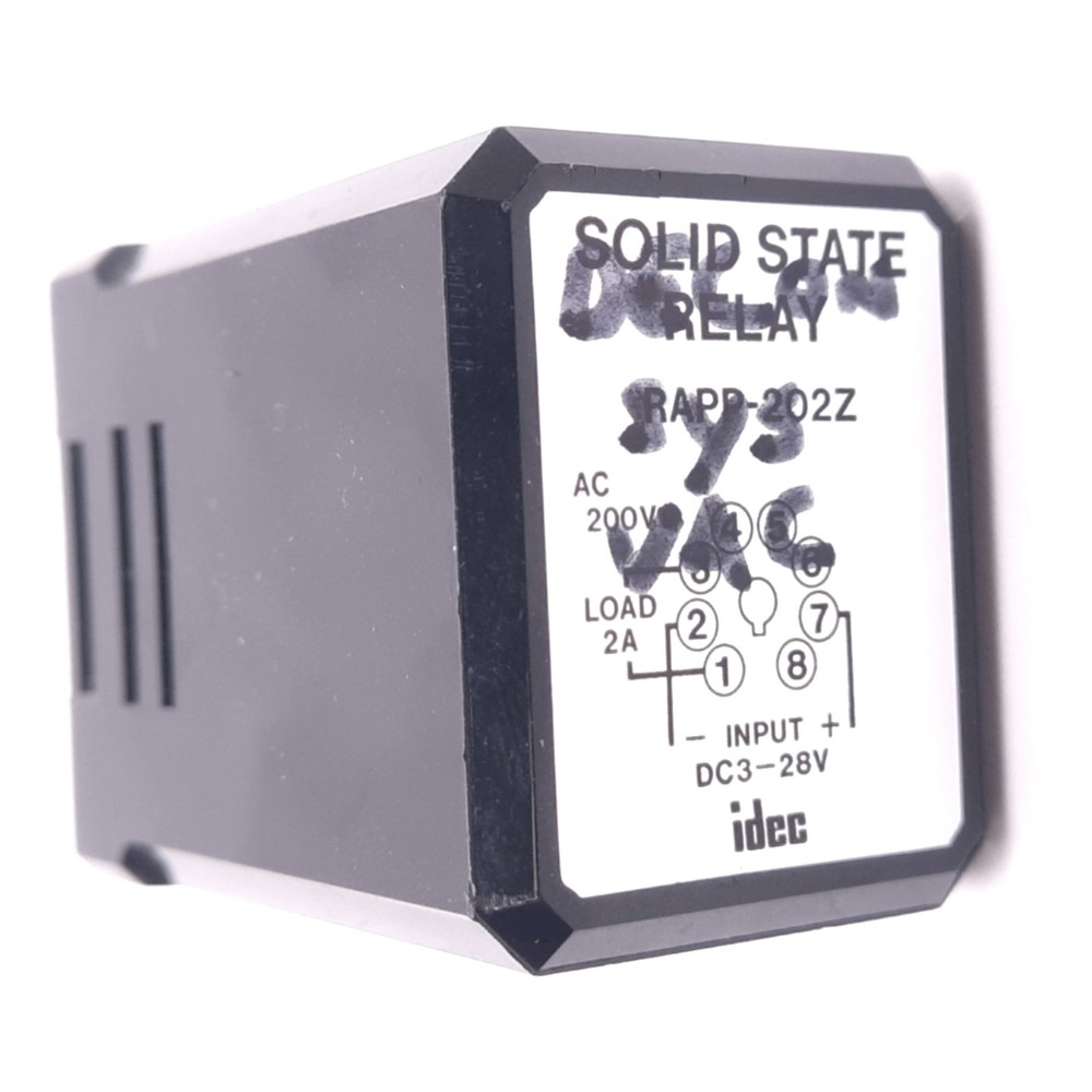 IDEC RAPP-2027 Solid State Relay, 8-Pin Octal, 3-28VDC Input, 200VAC Max