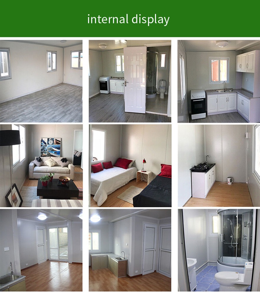 2-Pack 20FT Mobile Expandable Container House Utilities Full Bathroom/Bedroom