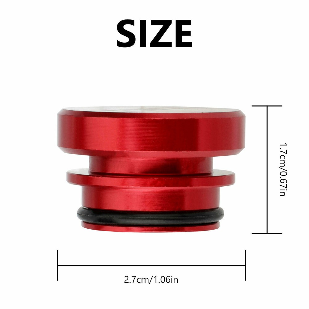 2PCS Universal Fire Missile Eject Button Car Cigarette Lighter Cover Accessories