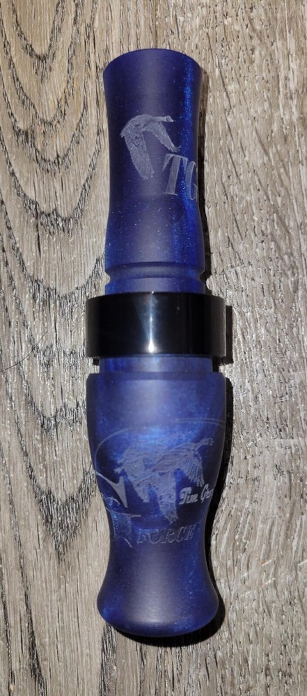 TIM GROUNDS G FORCE GOOSE CALL FLAT BLUE / BLACK BAND