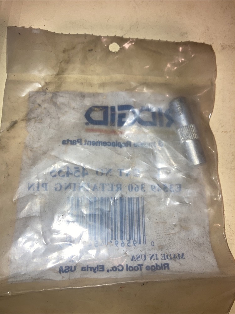 Ridgid 45435 E3549 Replacement Threading Retaining Pin for 360 Pipe Cutter