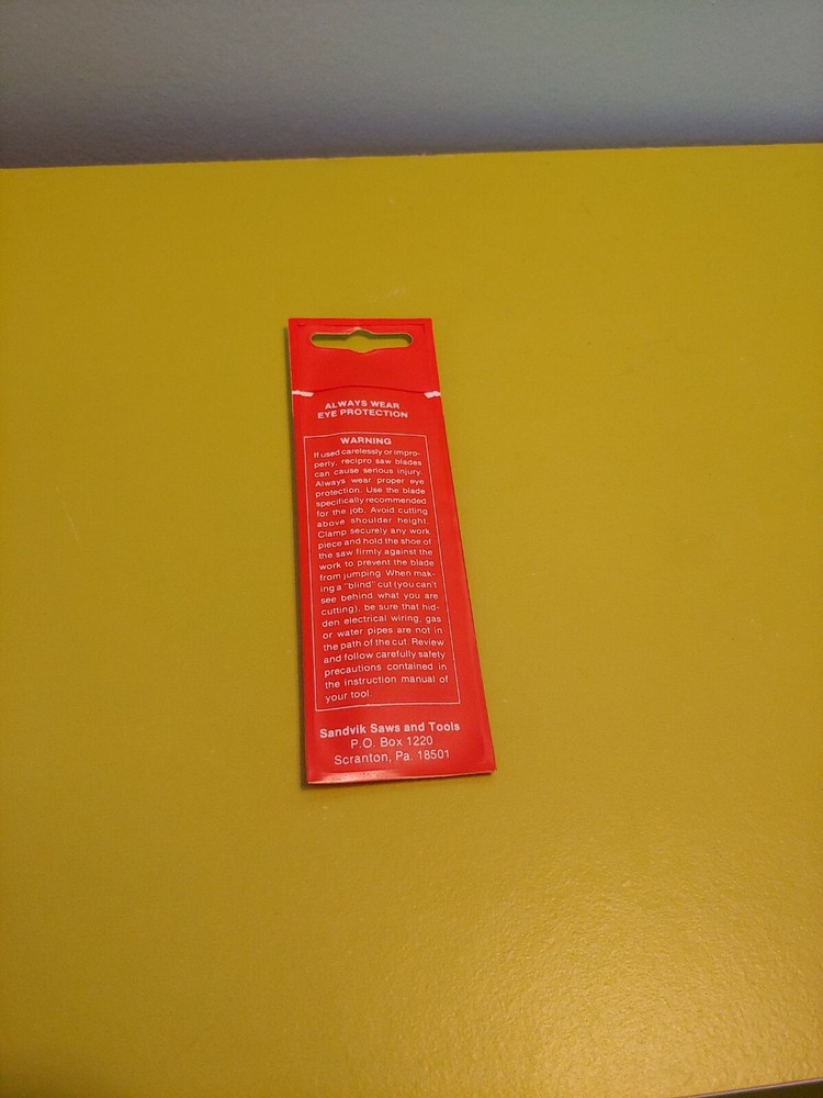 Sandvik Saw Blades Pack of 5