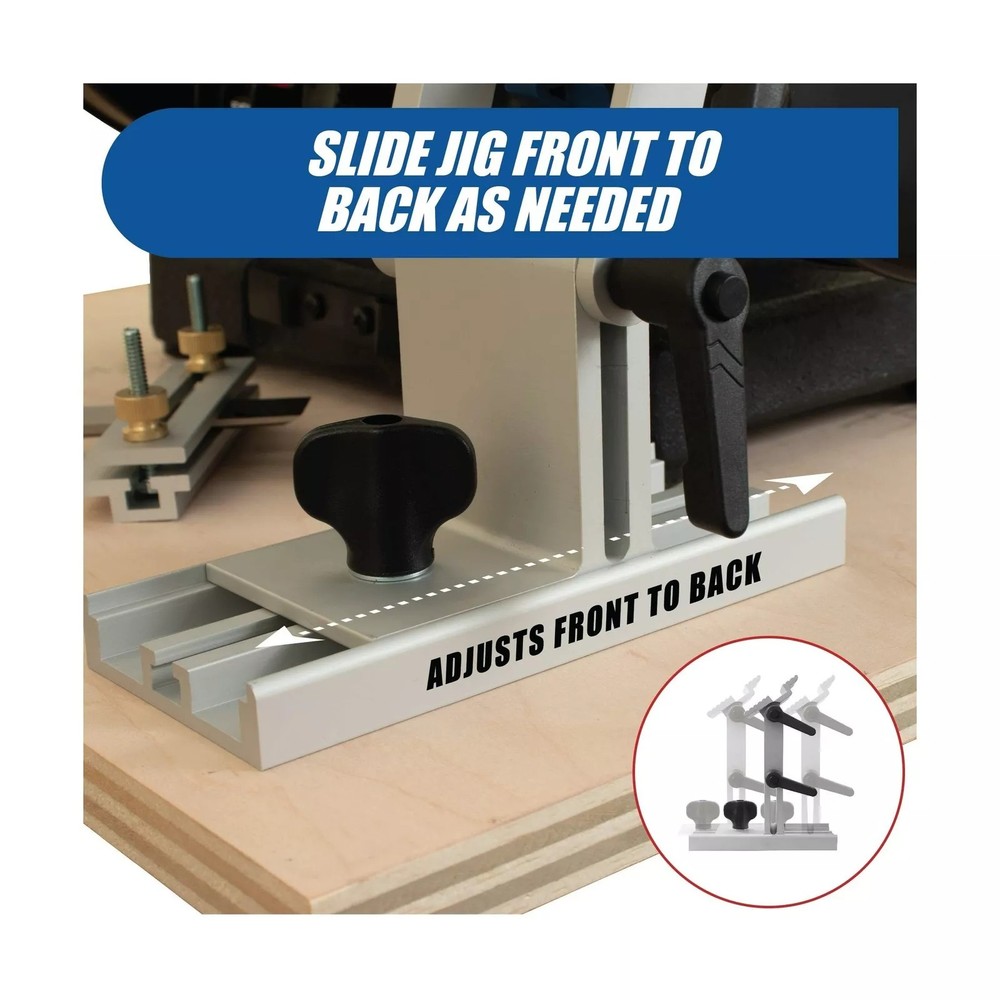 Adjustable Tool Rest Sharpening Jig for 6 inch or 8 inch Bench Grinders