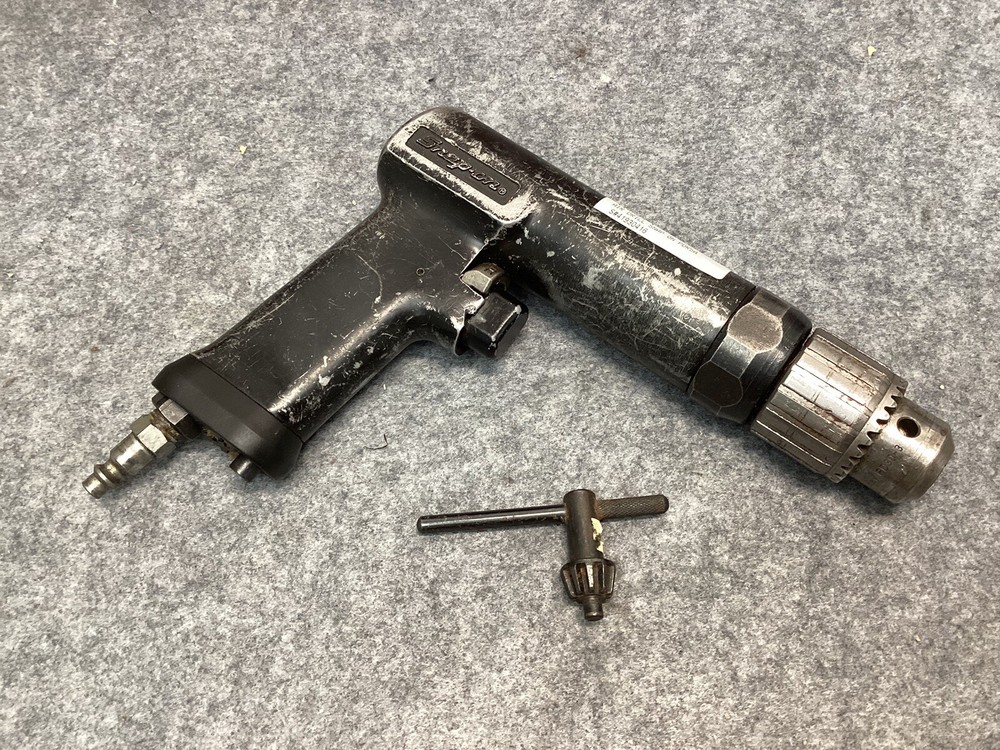 Snap On Tool Air Pneumatic Reversible Drill PDR5A W/1/2" Jacobs Keyed Chuck