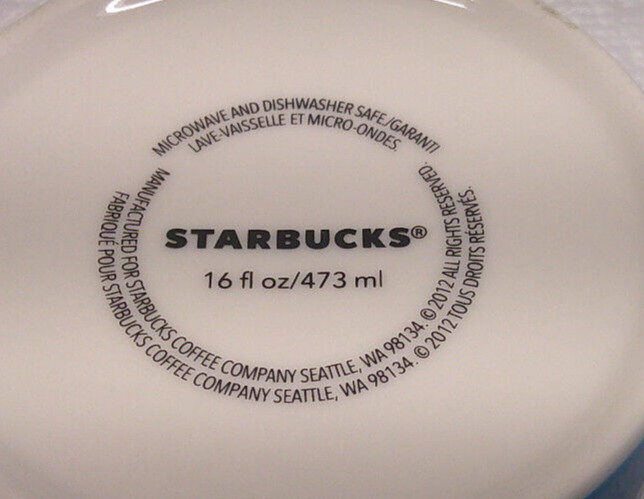 Starbucks 2012 PHOENIX Mug 16 oz Preowned EUC