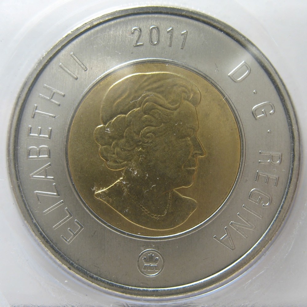 Canada 2011 $2 Polar Bear BU Sealed in original plastic