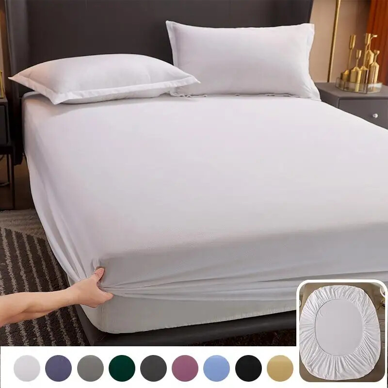 Fitted Bed Sheets Elastic Mattress Cover Band Anti-slip Adjustable Bed Protector