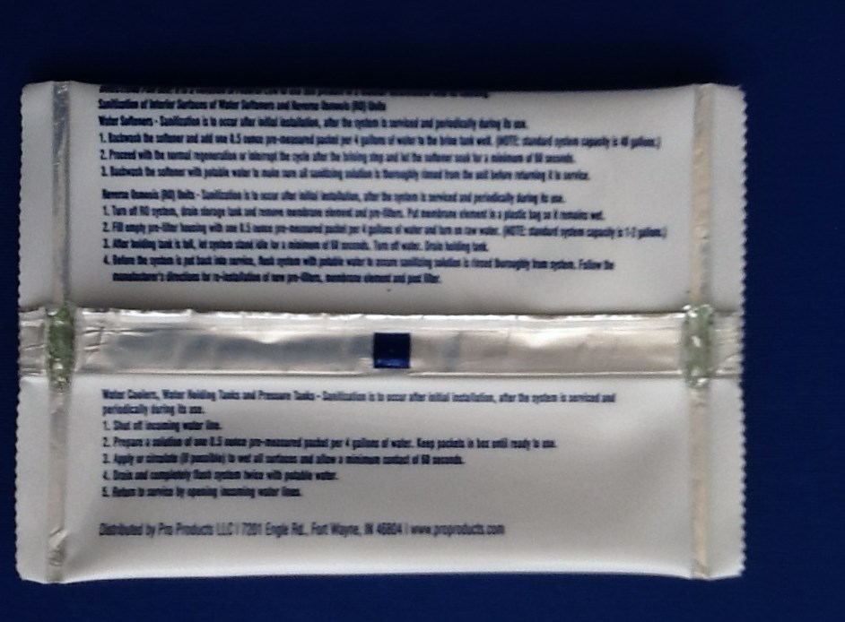 Sani-System Liquid Water Softener Sanitizer 0.5 oz. - 1 Packet