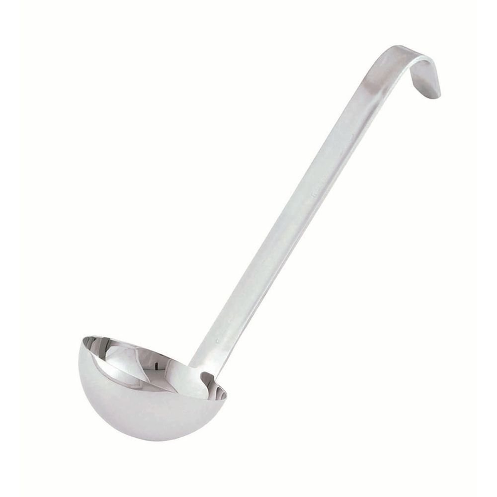Jacob's Pride 1-Piece Heavy Duty 6 Oz Short Handle S/S Ladle