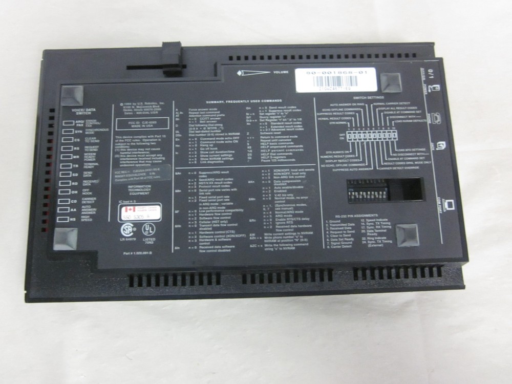 US ROBOTICS 1.020.091-B COURIER V.EVERYTHING NO AC