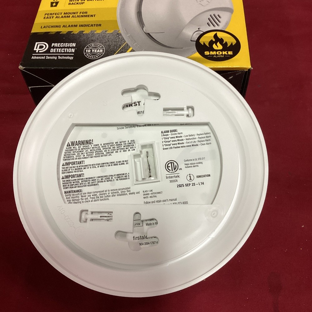 BRK SMI100-AC SMOKE ALARMS 12-PACK