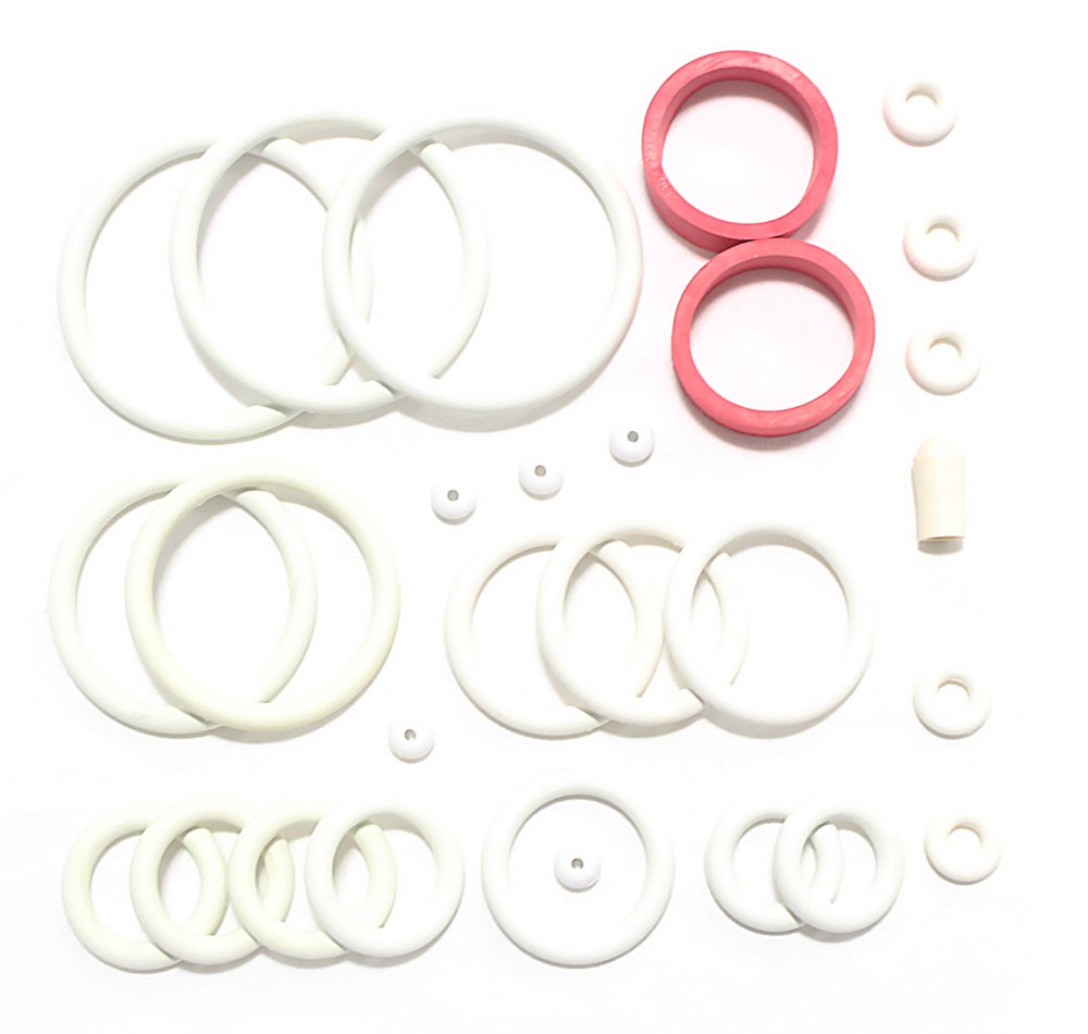 Williams Tri Zone Pinball Machine Replacement Repair Rubber Ring Kit White