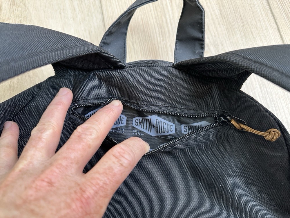 Smith + Rogue Tarpaulin & Nylon Backpack. Nice, Great Quality. All Black