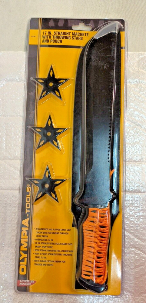 OLYMPIA TOOLS 17 In Straight Machet