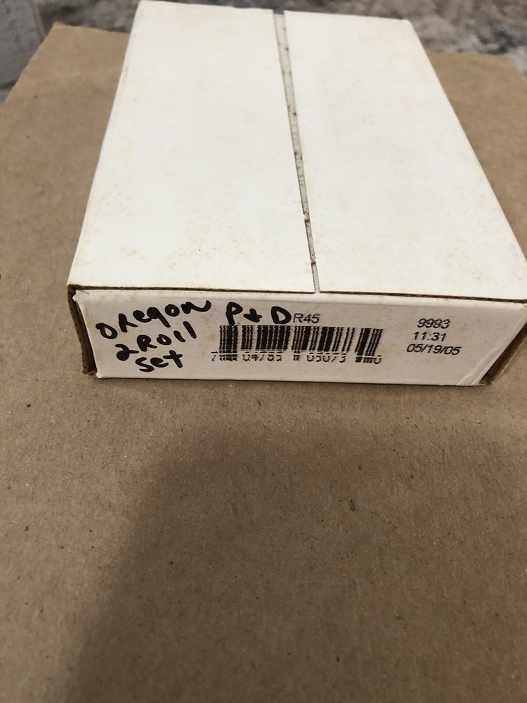 2005 Oregon Mint State Quarter Rolls P&D Uncirculated USMint