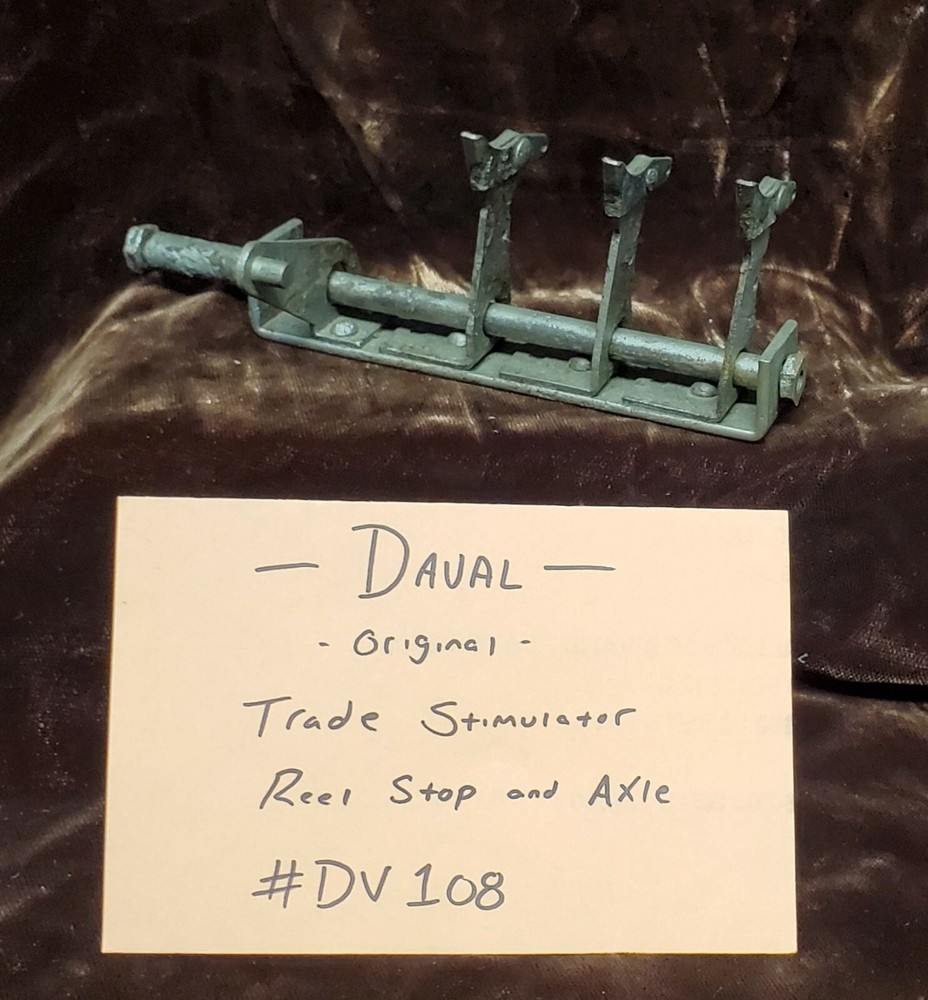 ORIGINAL DAVAL TRADE STIMULATOR REEL STOP & AXLE ORIGINAL  #DV108