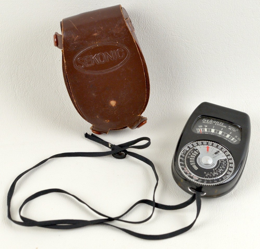 Sekonic Model II  Incident Exposure Meter With Case