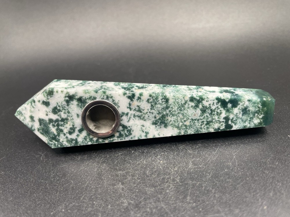 Tree Agate Pipe 81g
