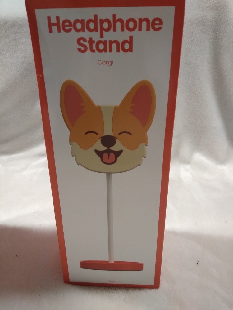 Headphone Stand Dog Face 14" Tall