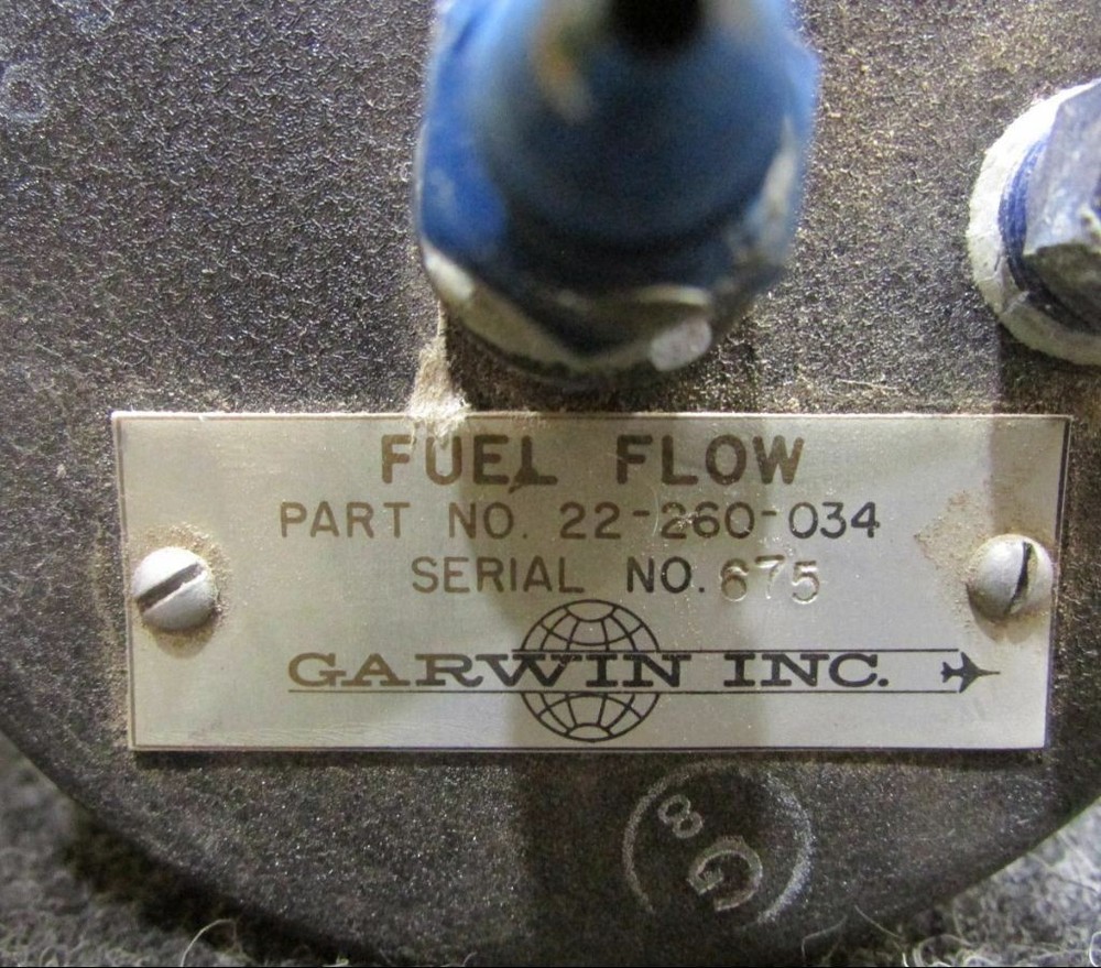 22-260-034 Garwin Fuel Flow Indicator