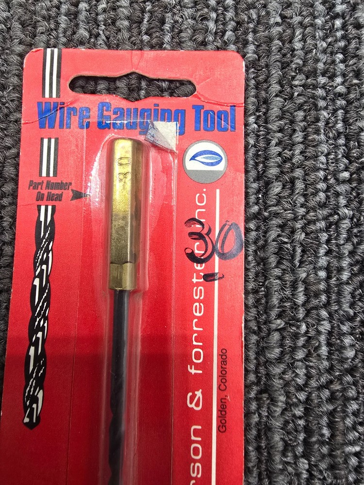 ANDERSON & FORRESTER #30 WIRE GAUGING TOOL WTH HANDLE