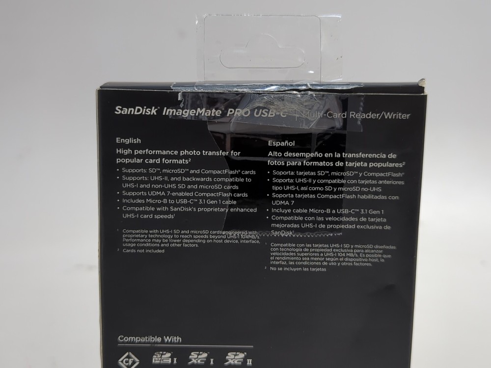 SanDisk ImageMate PRO USB-C Multi-Card Multi-Format Reader/Writer SDDR-A631