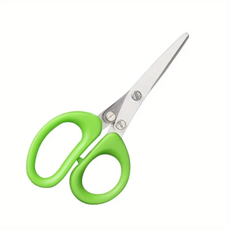 Stainless Steel 5 Blade Professional Shredding Scissors Sharp Herb Kitchen Tool