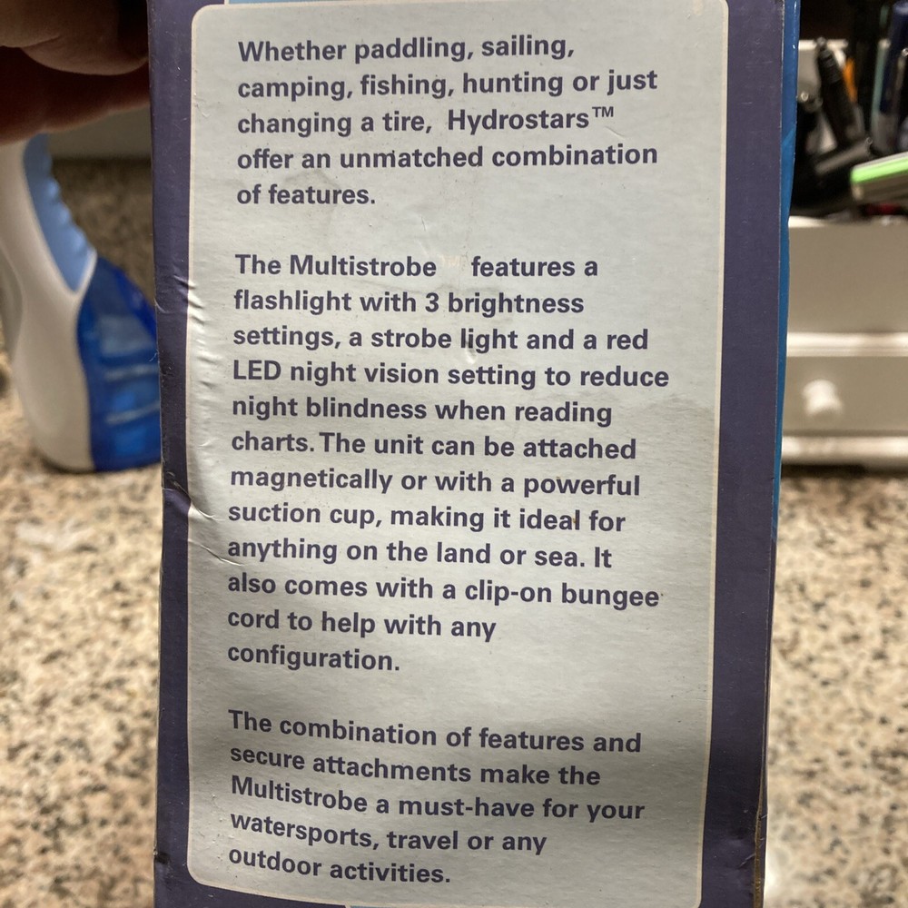 Seattle sports Hydro star multi strobe NOS