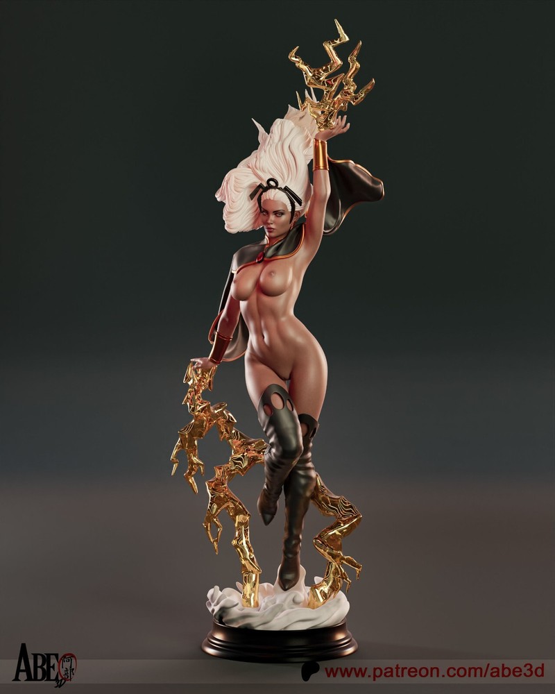 Storm Statue 3D Print Unpainted/Unassembled