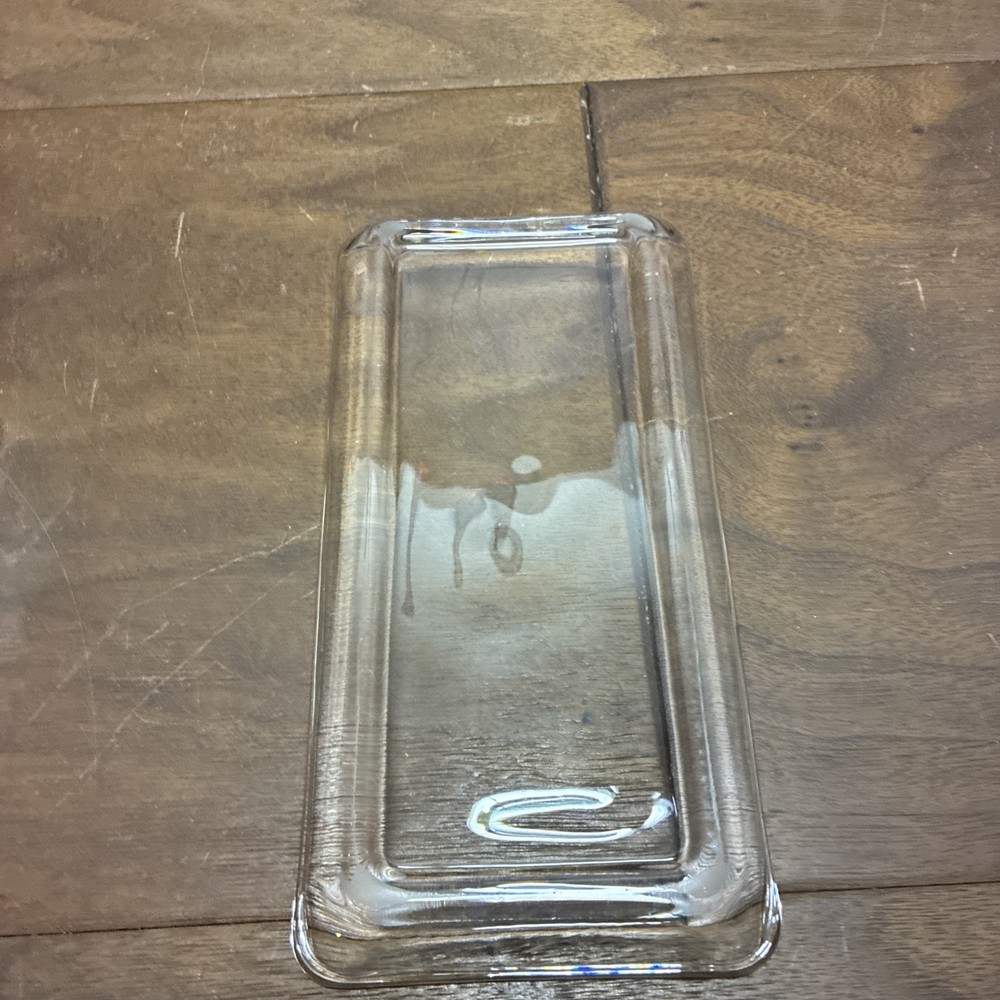Mason Craft And More Butter Dish Clear Glass Rectangular Nice
