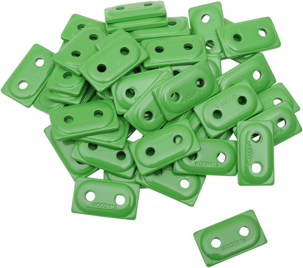 WOODYS Double Digger 5/16" Aluminum Snowmobile Stud Plates (48 PACK) ADD2-3780-B