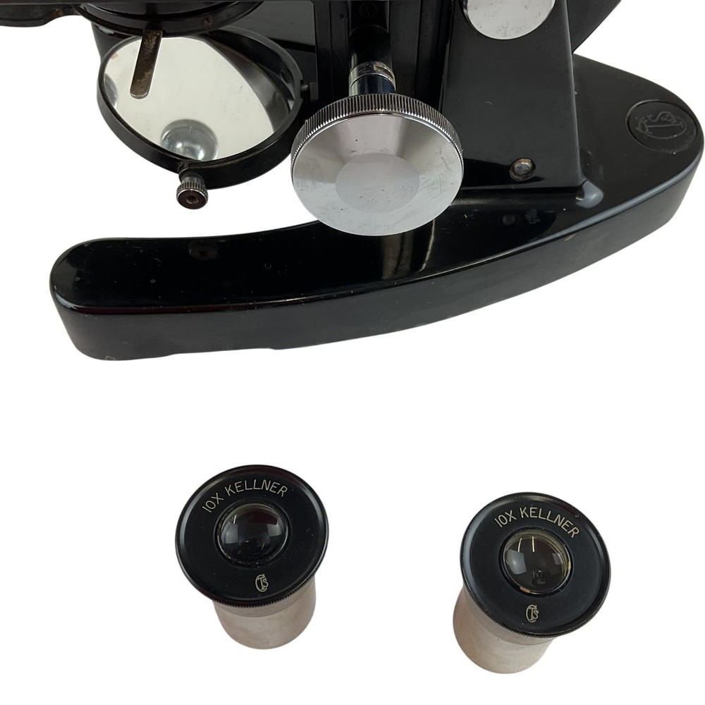 Vintage Cooke Troughton & Simms Microscope with Vickers Objective Lenses