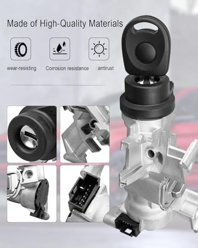 Ignition Switch Lock Assembly Replace 1K0905851B Compatible with VW Jetta 2006