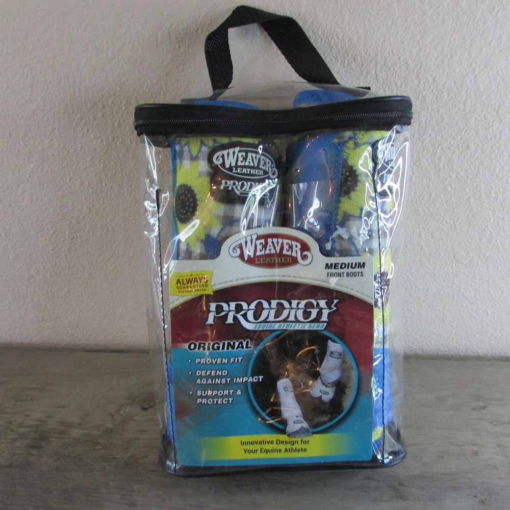 Weaver Prodigy Athletic Original Front Boots - 2 Pack - Medium - Sunflower Plaid
